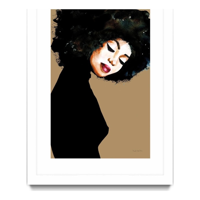 Giant Art 24x36 Soul Matted and Framed in Multi-Color
