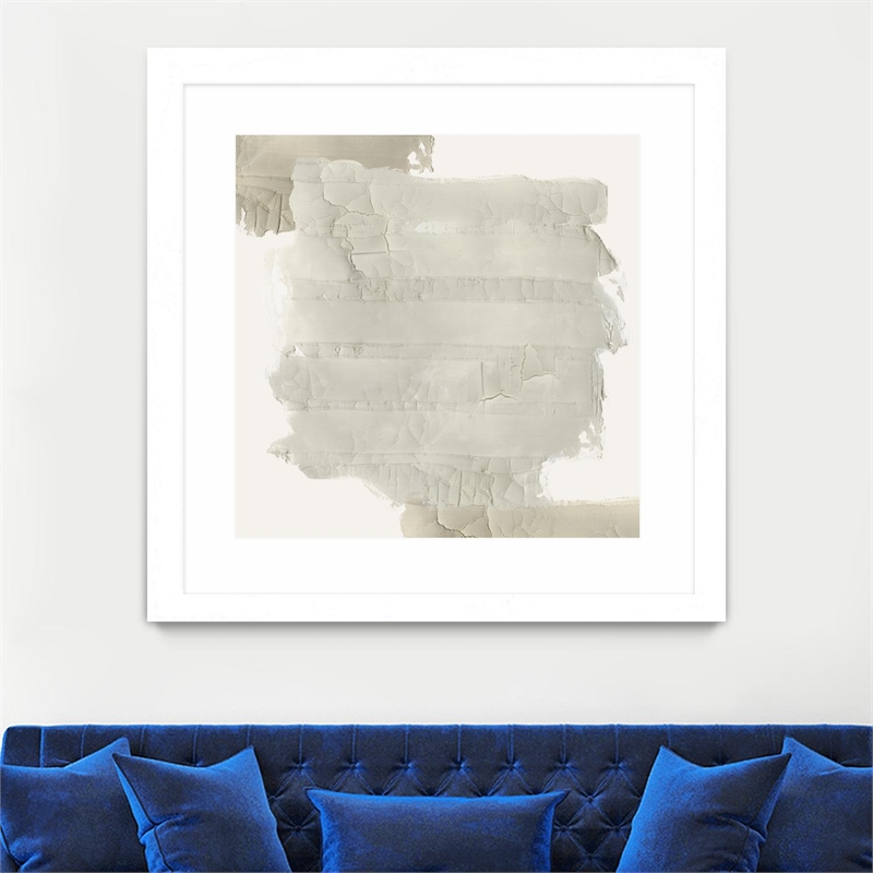 Giant Art 30x30 Pesto I Matted and Framed in Multi-Color