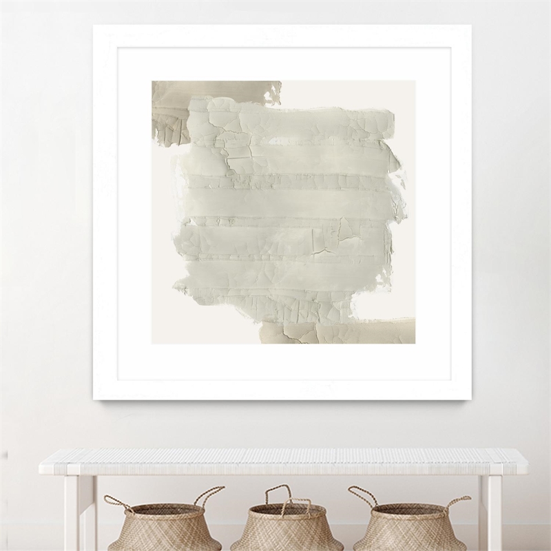 Giant Art 30x30 Pesto I Matted and Framed in Multi-Color