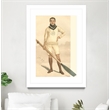 Giant Art 24x36 Vanity Fair Rowing Matted and Framed in Multi-Color