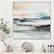 Giant Art Canvas  30x30 Dusk Fall I Framed in Multi-Color