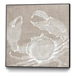 Giant Art Canvas  20x20 Neutral Surf Side I Framed in Multi-Color