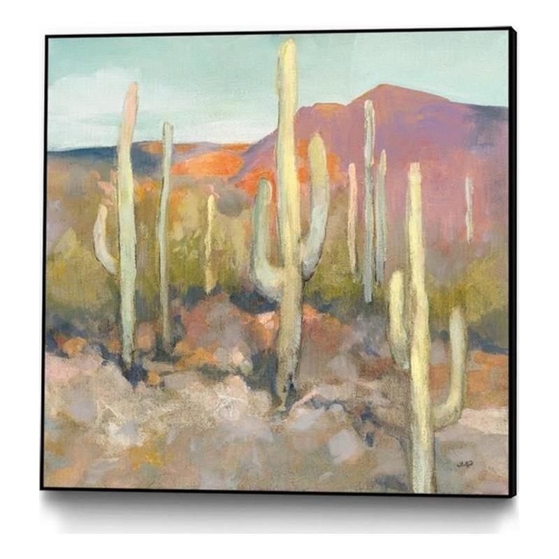 Giant Art Canvas  20x20 High Desert I Framed in Multi-Color