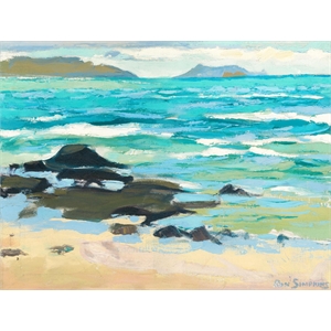 Giant Art 72x54 Hawaii 5.0 Fine Art Giant Canvas Print in Multi-Color