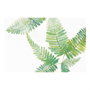 Giant Art 84x54 Ferns I Fine Art Giant Canvas Print in White