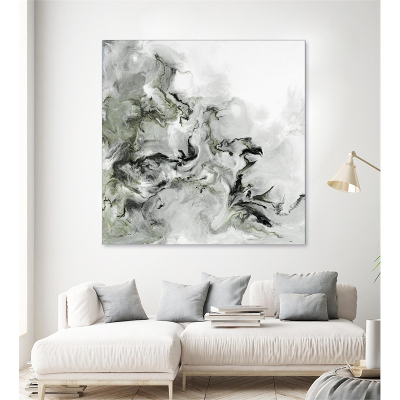 Giant Art 54x54 With Me Fine Art Giant Canvas Print in White