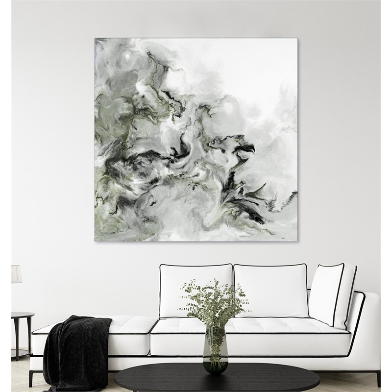 Giant Art 54x54 With Me Fine Art Giant Canvas Print in White