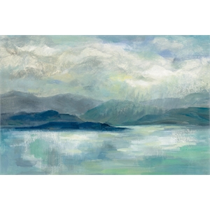 Giant Art 84x54 Early Sunrise Fine Art Giant Canvas Print in Multi-Color
