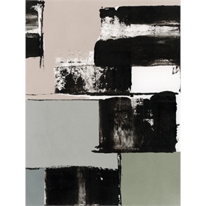 Giant Art 72x54 Dark Express III Fine Art Giant Canvas Print in White