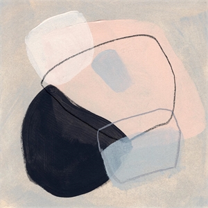 Giant Art 54x54 Keystone III Fine Art Giant Canvas Print in Pink