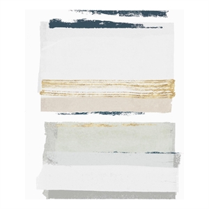 Giant Art 72x54 Boulevard II Fine Art Giant Canvas Print in White