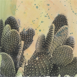Giant Art 54x54 Desert Dreams II Fine Art Giant Canvas Print in Multi-Color
