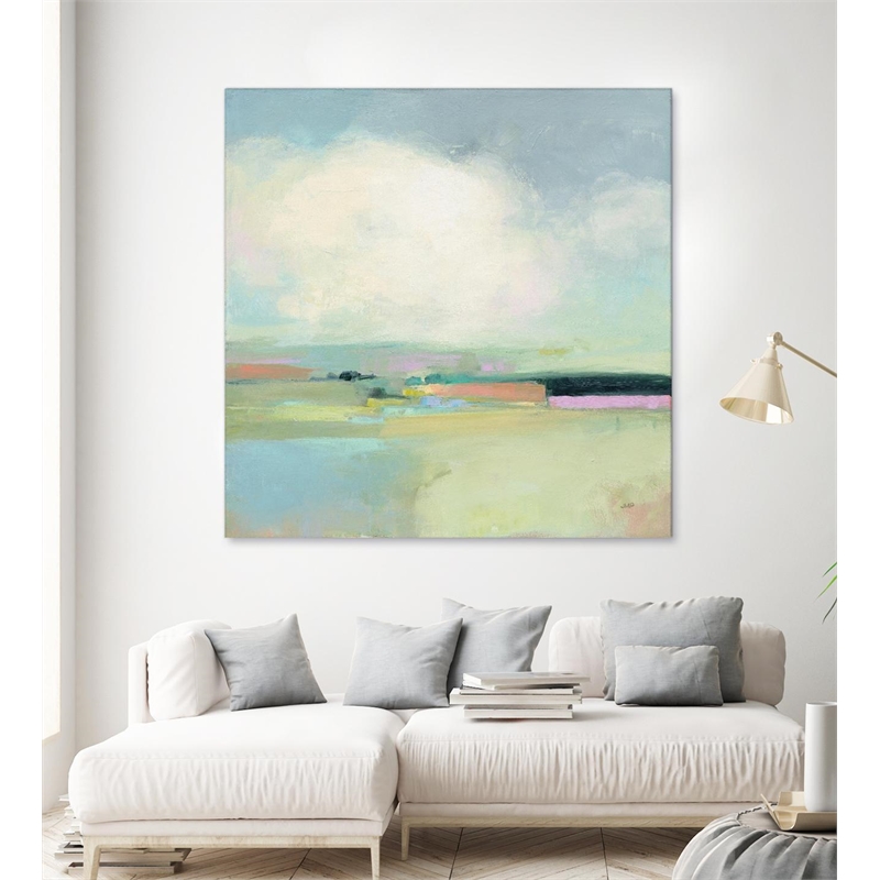 Giant Art 72x72 Colorful Horizon I Fine Art Giant Canvas Print in Multi-Color