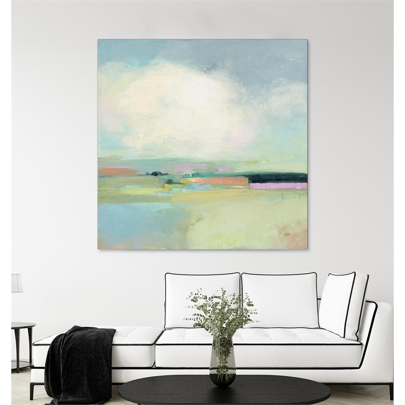 Giant Art 72x72 Colorful Horizon I Fine Art Giant Canvas Print in Multi-Color