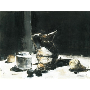 Giant Art 72x54 Nature Morte I Fine Art Giant Canvas Print in Multi-Color