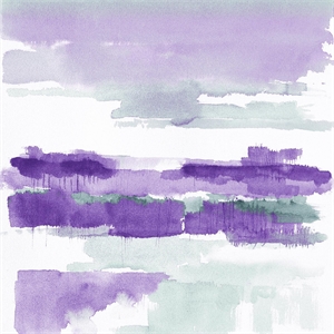 Giant Art 54x54 Amethyst Wetlands Fine Art Giant Canvas Print in White