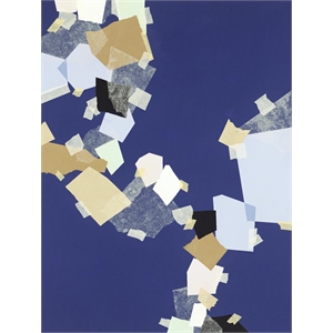 Giant Art 72x54 Patchwork 6 Fine Art Giant Canvas Print in Purple