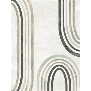 Giant Art 72x54 Modern Arc in Color I Fine Art Giant Canvas Print in Multi-Color