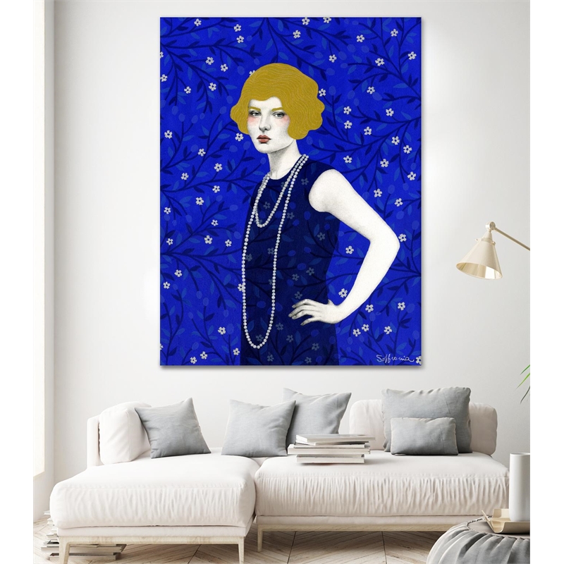 Giant Art 72x54 Zelda Fine Art Giant Canvas Print in Yellow