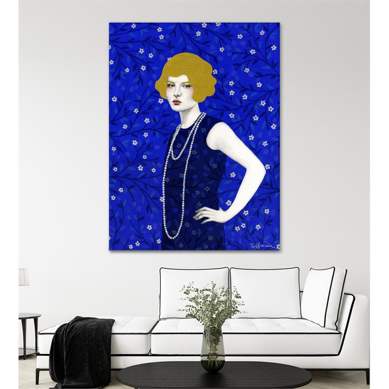Giant Art 72x54 Zelda Fine Art Giant Canvas Print in Yellow