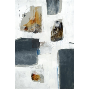 Giant Art 72x48 WATCH FROM THE WINDOW I Fine Art Giant Canvas Print in White