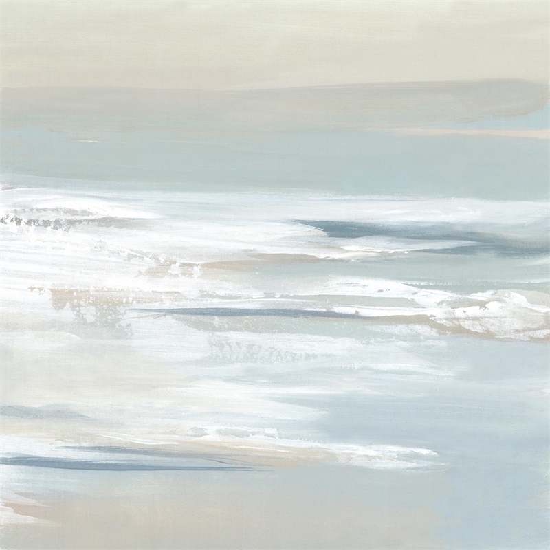 Giant Art 72x72 Shadows of the Sea I Fine Art Giant Canvas Print in White