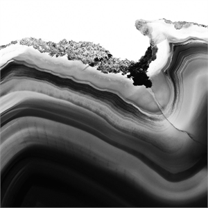 Giant Art 54x54 Grey Agate B Fine Art Giant Canvas Print in White