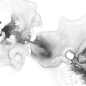 Giant Art 54x54 Smoke & Water I Fine Art Giant Canvas Print in Multi-Color