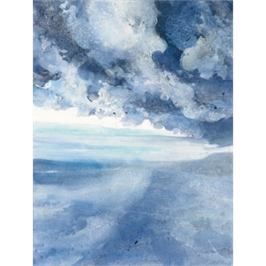 Giant Art 72x54 The Sea Fine Art Giant Canvas Print in Multi-Color