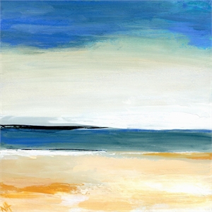 Giant Art 54x54 Seascape 2 Fine Art Giant Canvas Print in Multi-Color