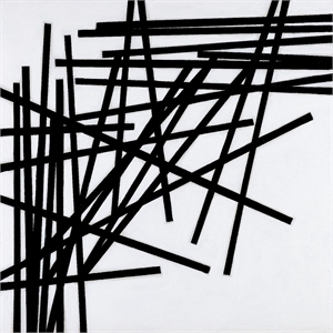 Giant Art 54x54 ALUMETTES Fine Art Giant Canvas Print in White