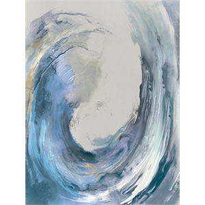 Giant Art 72x54 Water Collar Fine Art Giant Canvas Print in White