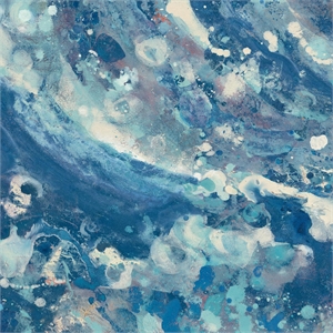 Giant Art 72x72 Water IV Fine Art Giant Canvas Print in White