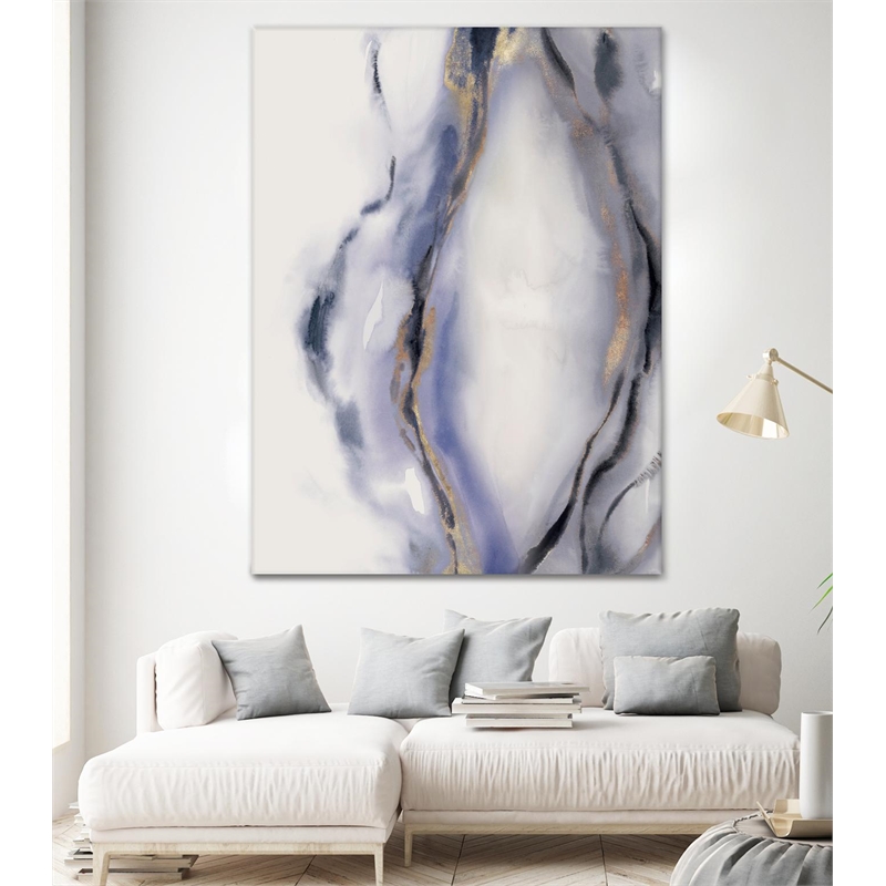 Giant Art 72x54 Blue Waters II Fine Art Giant Canvas Print in Multi-Color