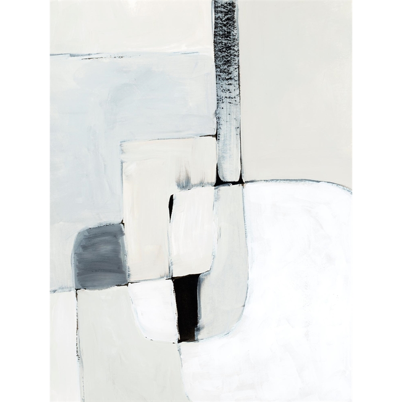 Giant Art 72x54 Soft Spoken I Fine Art Giant Canvas Print in White
