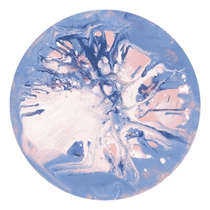 Giant Art 84x84 Spin Art 22 Fine Art Giant Canvas Print in Pink