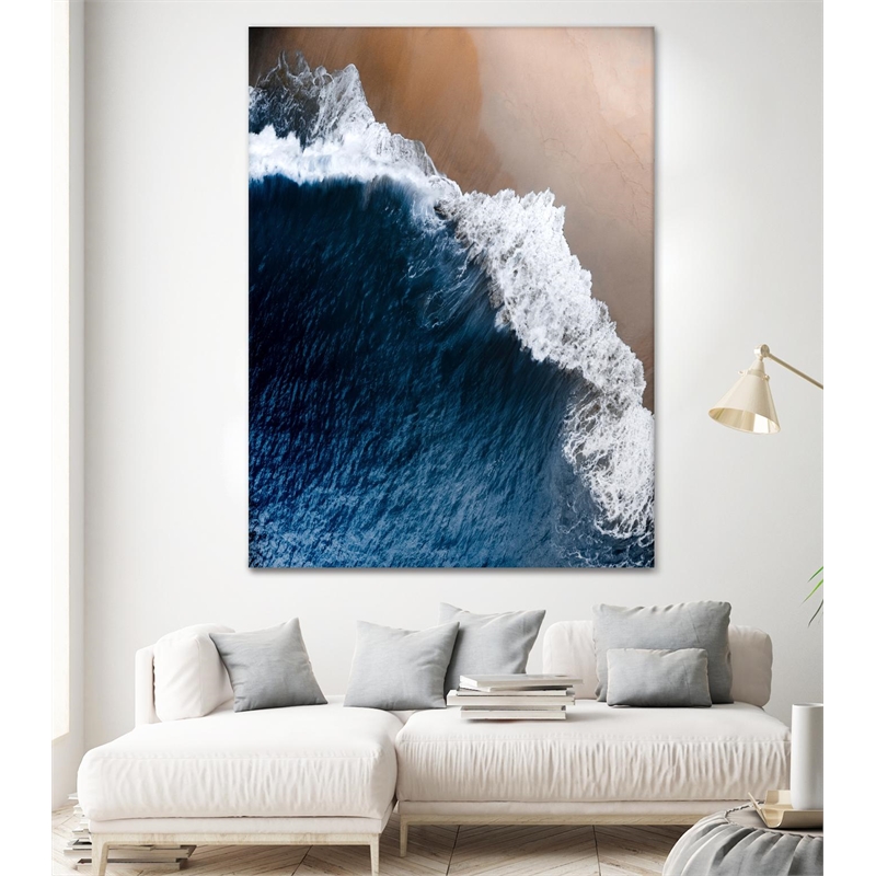 Giant Art 72x54 From Above 8 Fine Art Giant Canvas Print in Multi-Color