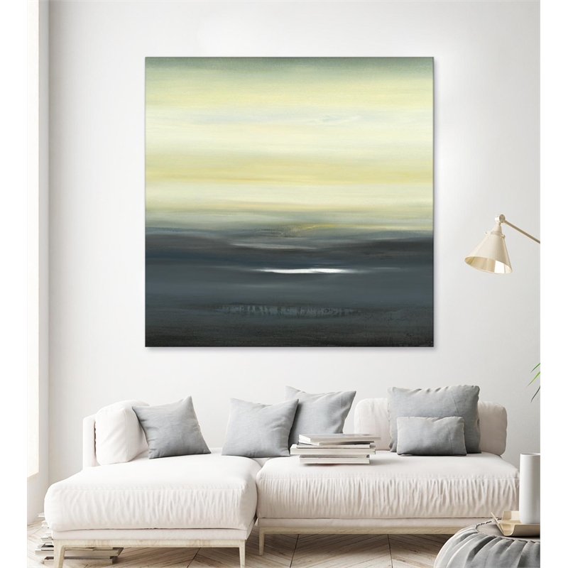 Giant Art 72x72 Land of Serenity II Fine Art Giant Canvas Print in Yellow