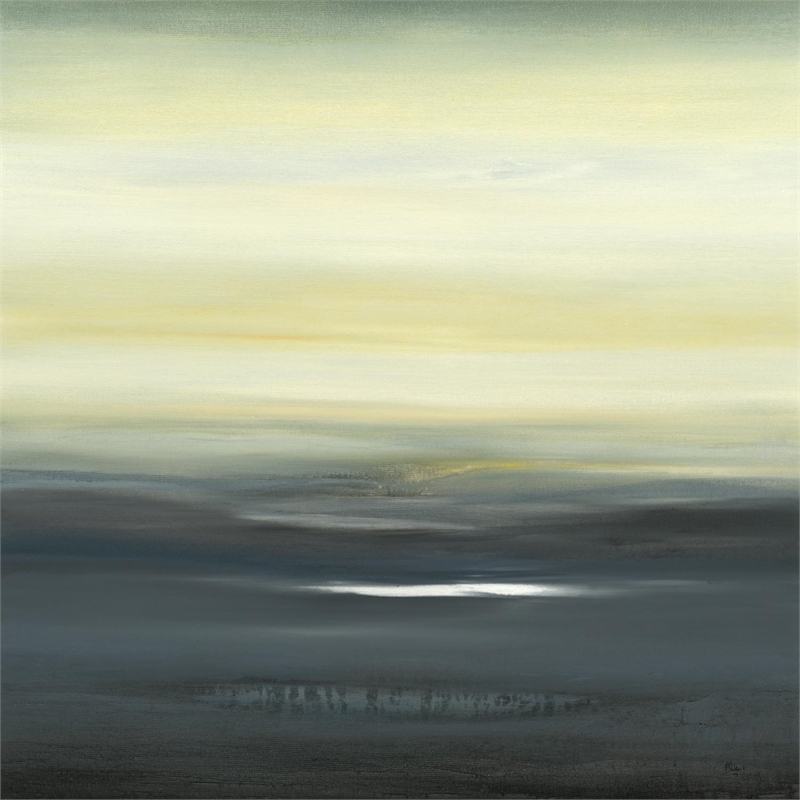 Giant Art 72x72 Land of Serenity II Fine Art Giant Canvas Print in Yellow