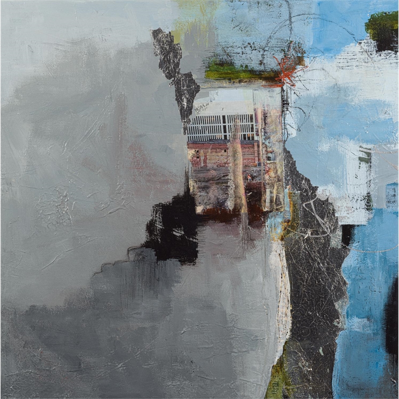 Giant Art 72x72 Living On The Edge Fine Art Giant Canvas Print in Pink