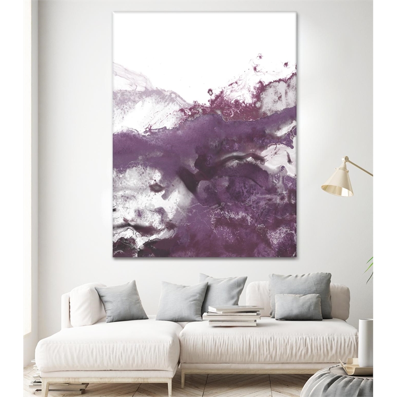 Giant Art 72x54 Orchid Wave IV Fine Art Giant Canvas Print in Pink