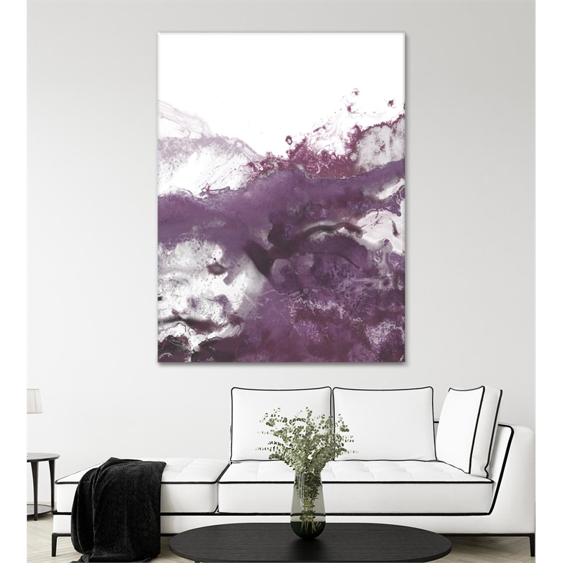 Giant Art 72x54 Orchid Wave IV Fine Art Giant Canvas Print in Pink