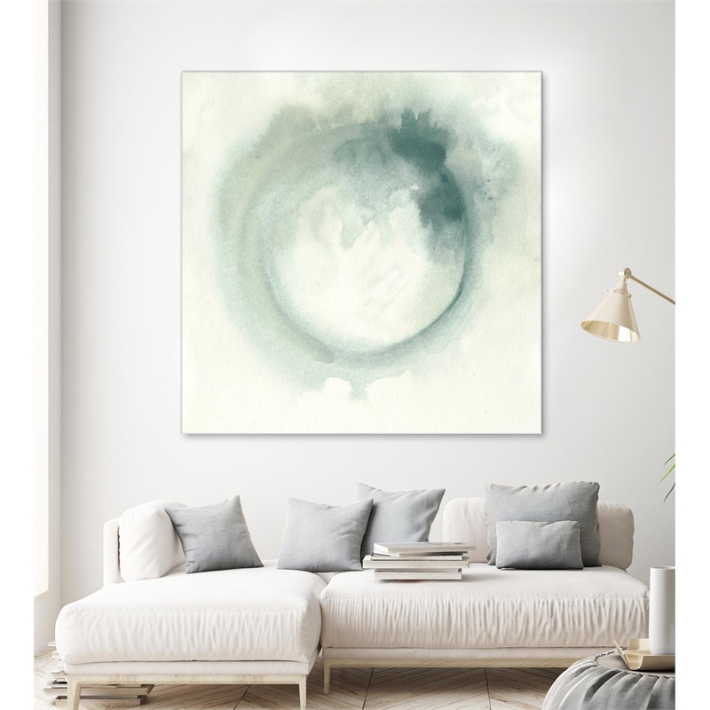 Giant Art 54x54 Nimbus I Fine Art Giant Canvas Print in Green