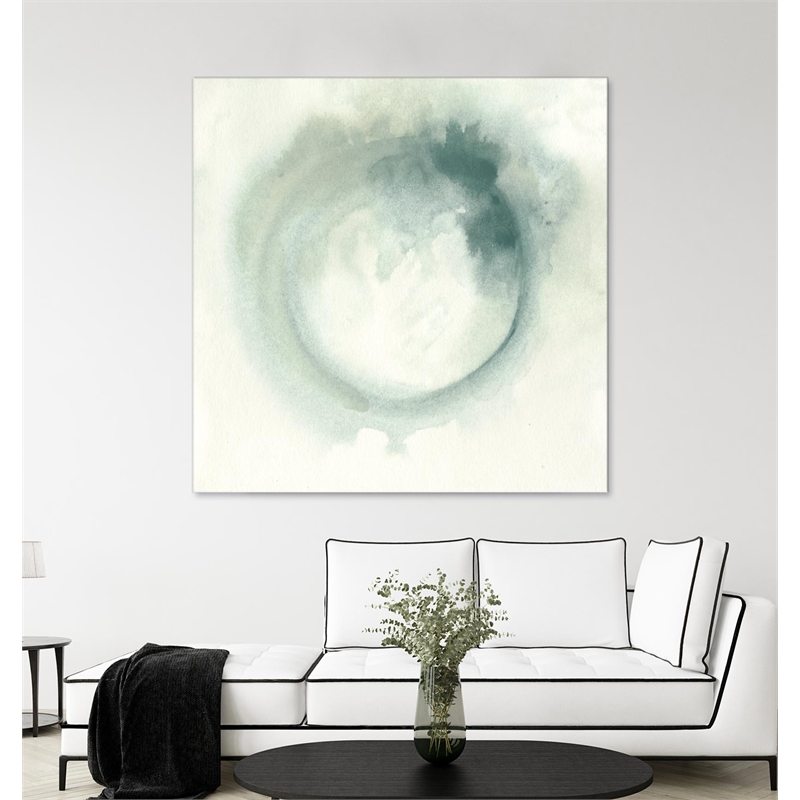 Giant Art 54x54 Nimbus I Fine Art Giant Canvas Print in Green