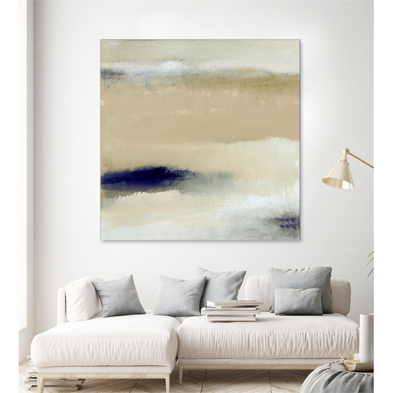 Giant Art 72x72 Night Comes Through I Fine Art Giant Canvas Print in Multi-Color