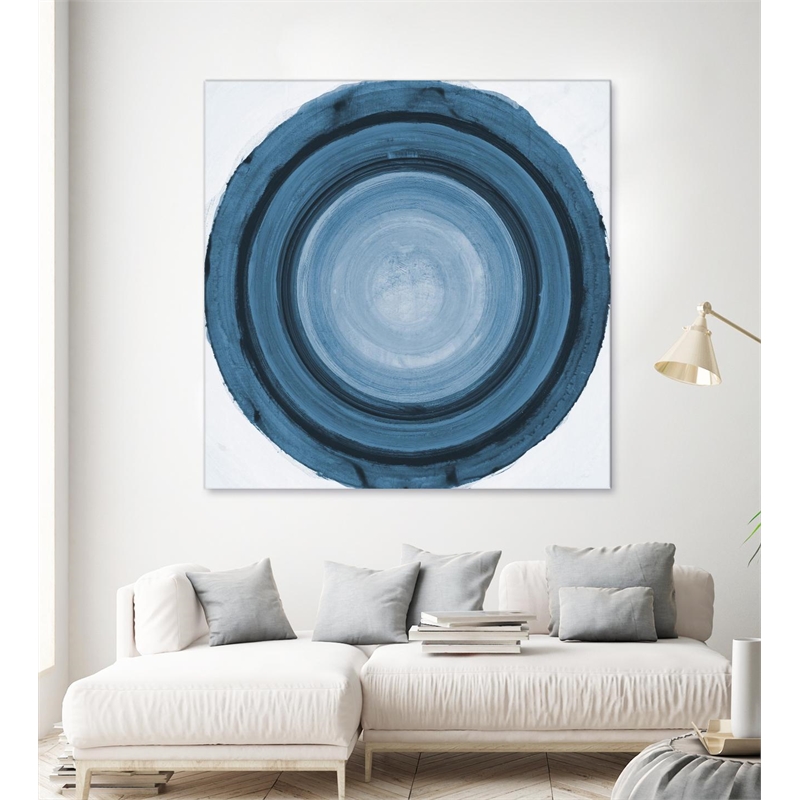Giant Art 84x84 RINGS OF SUCCESS I Fine Art Giant Canvas Print in White