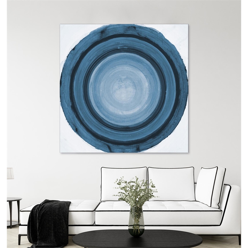 Giant Art 54x54 RINGS OF SUCCESS I Fine Art Giant Canvas Print in White