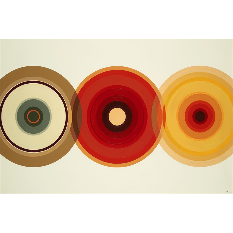 Giant Art 84x54 Color Test 6 Fine Art Giant Canvas Print in Yellow