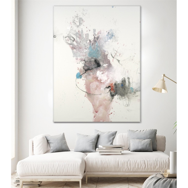 Giant Art 72x54 Declaration Fine Art Giant Canvas Print in White