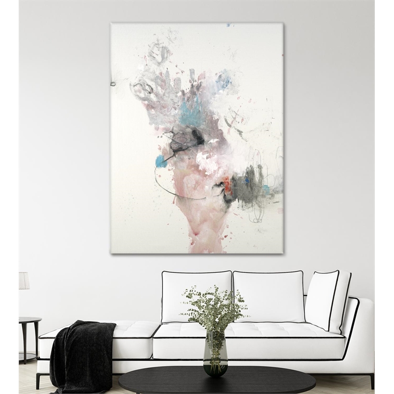 Giant Art 72x54 Declaration Fine Art Giant Canvas Print in White